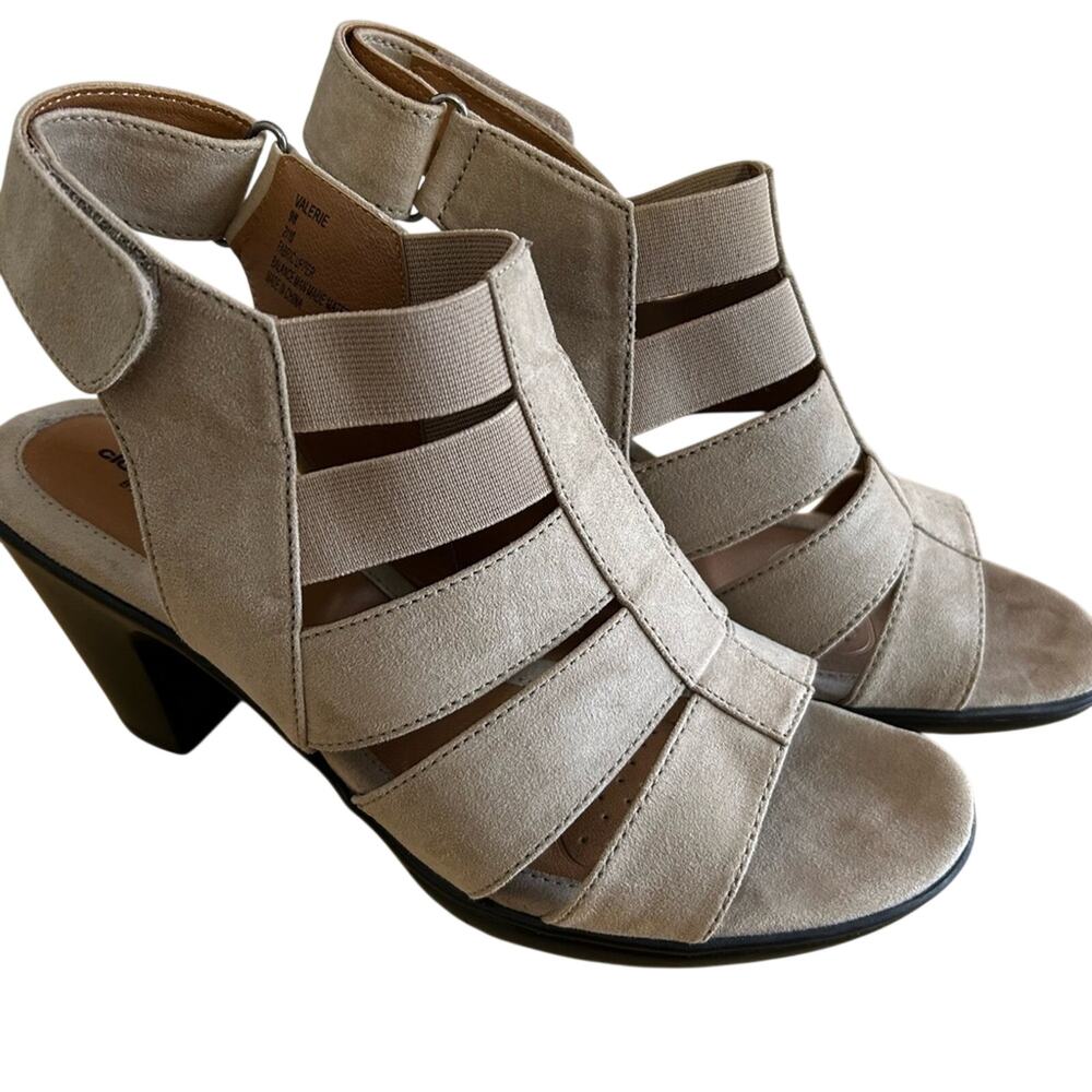 Cloudwalkers Valerie Strappy Comfort Heels Women’s Size 9W
